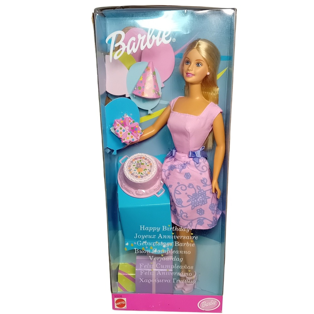 RARE BNIB NRFB 2000 Vintage Y2K Happy Birthday Barbie International Fashion Doll